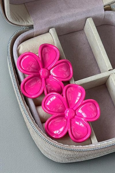 MUTENA Daisy Flower Model Pink Design Earrings