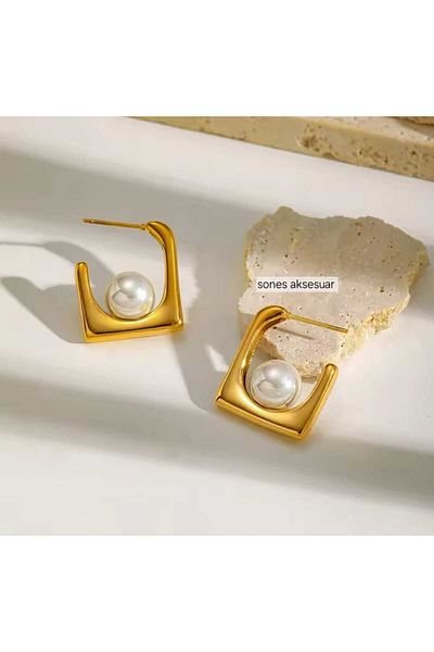 SONES Pearl Design Steel Db01 Does Not Tarnish, Water, Sweat, Pool Does Not Affect