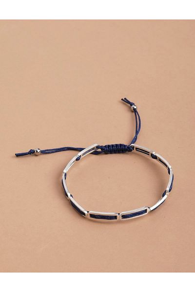İLVİ Brendon Navy Blue Men's Bracelet