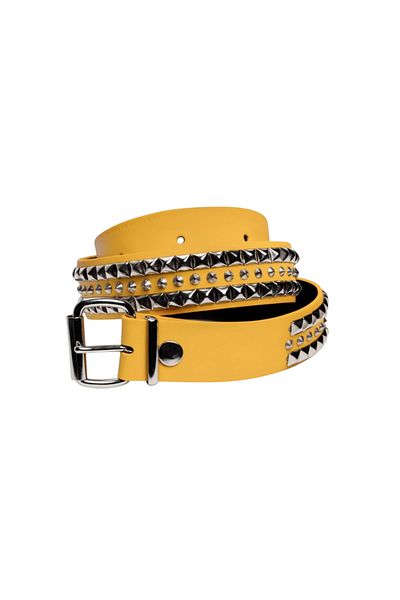 targay Pyramid Studded Belt Gothic Punk Metallica Style Belt