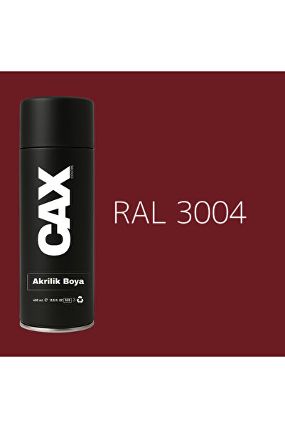 caxcolors EXTRA PİGMENTLİ ÖZEL YAPIM AKRİLİK SPREY BOYA 400 ML (KIRMIZI TONLA...