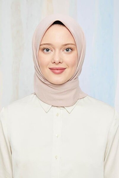 PİRAMİT Levi̇dor Cotton Square Jazz Scarf Powder Pink