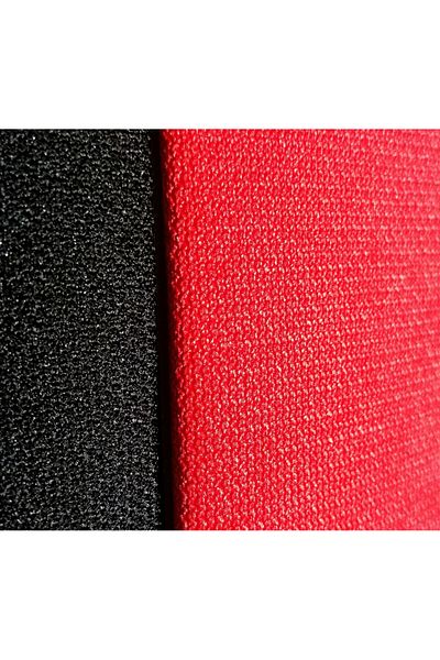 DELUXETUNING Set huse scaune auto, universale, fata-spate, bancheta spate fractionata, jacquard, negru cu rosu