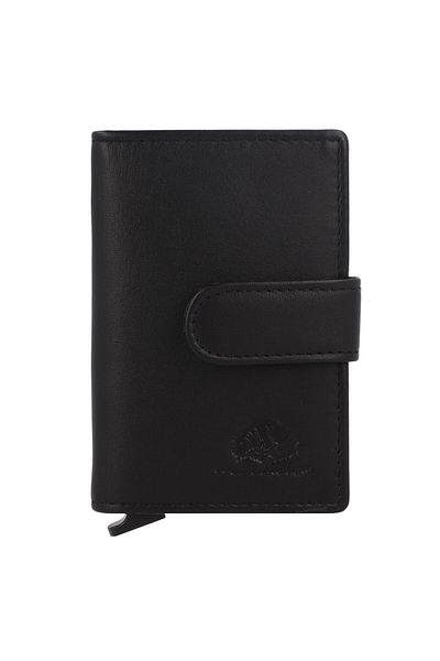 Greenburry Carcasă card de credit Nappa cu protecție RFID din piele 7 cm