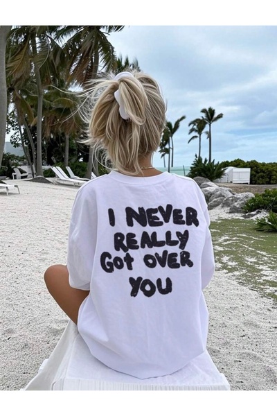 SVART WEAR Δεν έχω πραγματικά ανακούφισε από εσένα T-Shirt oversized μπλουζάκ...