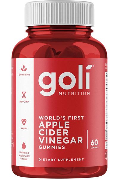 Goli Nutrition Chewable Apple Cider Vinegar Vitamins - For Immunity, Detoxification, and Weight Loss