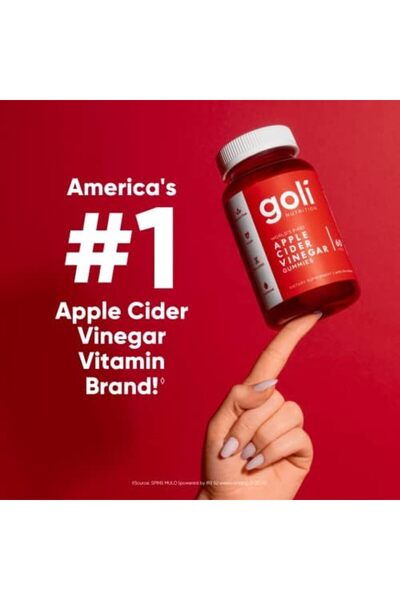 GOLİ Apple Cider Vinegar Gummies 60pcs