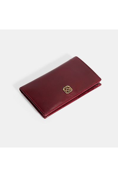 Desa Women's Burgundy Leather Wallet