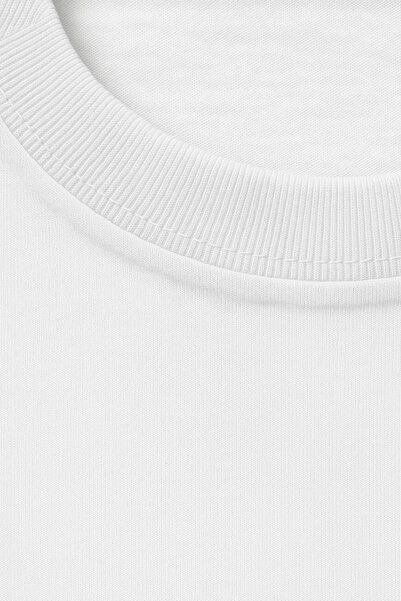 SVART WEAR περισσότερο αγάπη παρακαλώ T-Shirt oversized μπλουζάκι λευκό