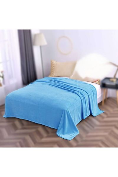 FIONNA.RO Cocolino Thin Blanket UNI - Blue