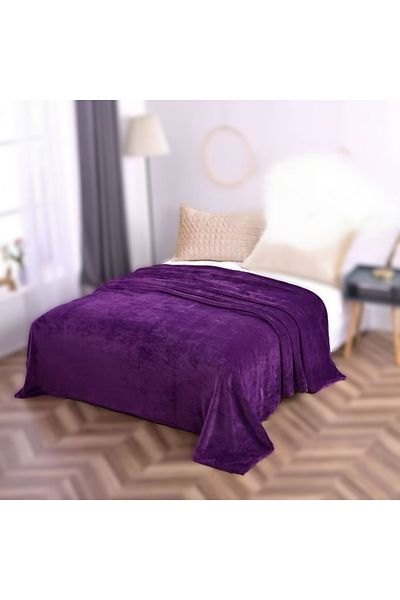 FIONNA.RO Cocolino Thin Blanket UNI - Purple