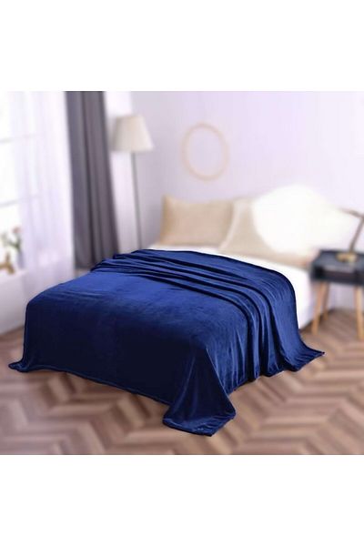 FIONNA.RO Cocolino Thin Blanket UNI - Blue