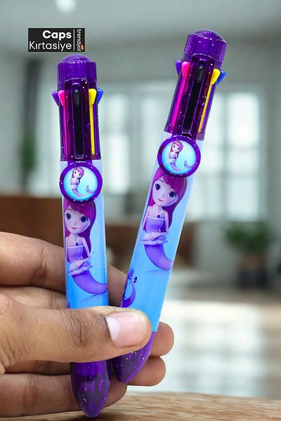 caps anlarınızı paylaştığınız ortağınız 2 Pieces of Mermaid Themed 10 Color Multi Ballpoint Pens