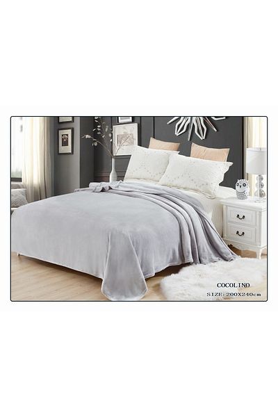 FIONNA.RO Cocolino Thin Blanket UNI - Light Grey