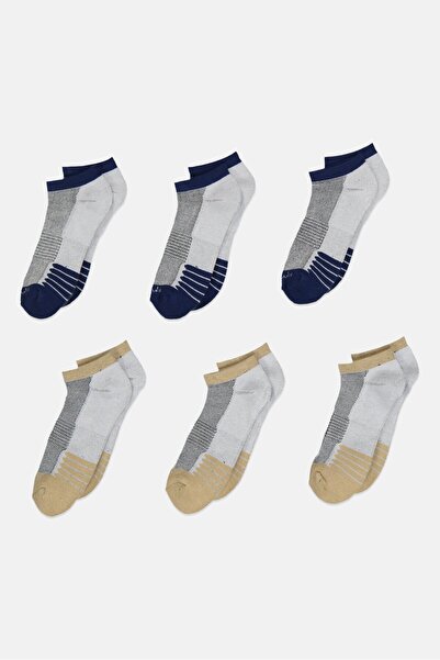 CLARKS Women 6 Pairs Brand Logo Chaussettes Socks, Multicolor