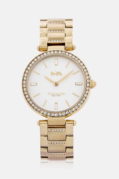 Coach Women 14503093 Stainless Steel Analog Watch 34mm, Gold