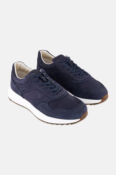 Geox Men U Volpiano B Lace Up Casual Shoes, Navy