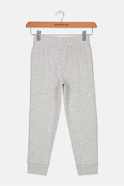 Puma Kids Boy Brand Logo Jogger Pants, Light Heather Grey