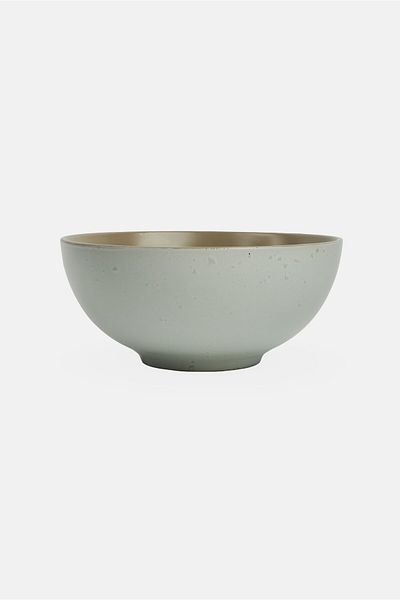 Ritzenhoff & Breker Ceramic Morelia Speckled Print Bowl 950 ml, Light Grey