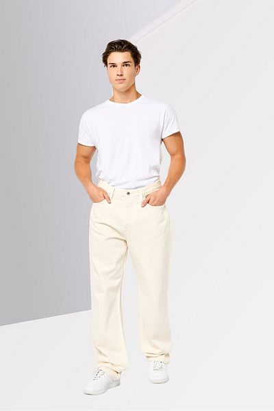 Gant Men Solid Non Stretchable Jeans, Beige