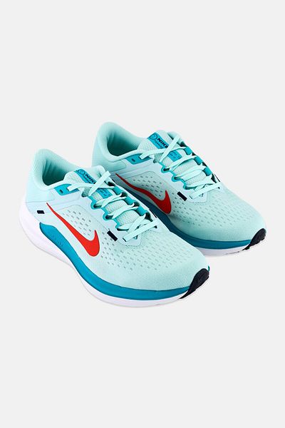 Nike Women Air Winflo Lace Up Running Shoes, Turquoise