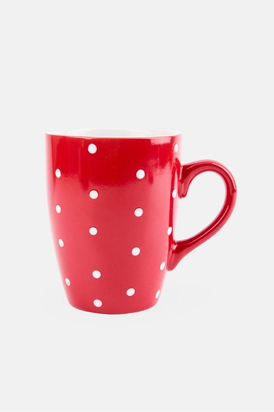 Ritzenhoff & Breker Ceramic Pinto Coffee Mug 320 ml, Red