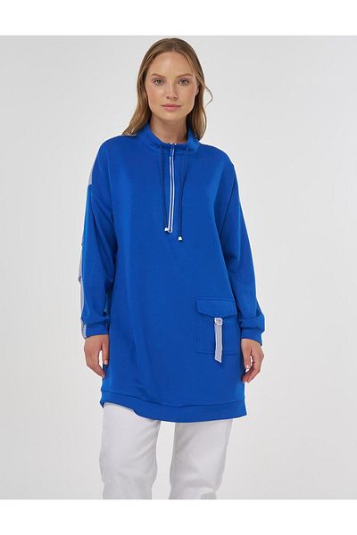 Kayra Γαρνιρισμένο Scuba Sweatshirt Saks