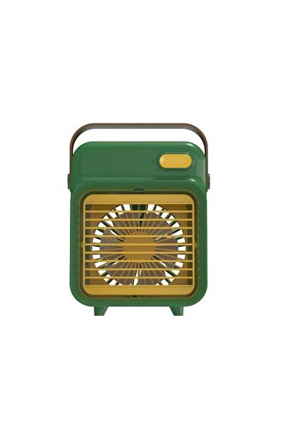 Arabest Desktop Fan, Portable, Strong Wind, Quiet Operation, Suitable for Office Outdoor Travel (Green)