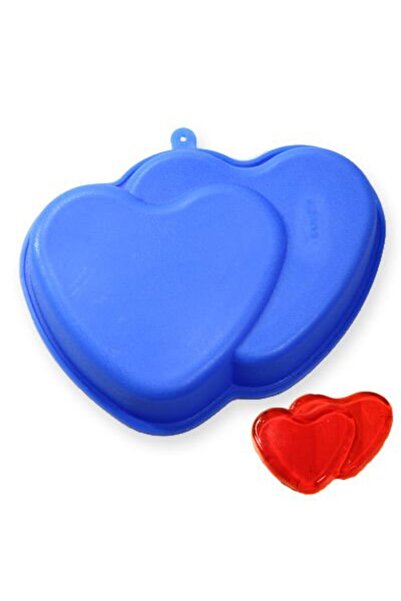 Gadget Master Double Heart Blue Baking Mold