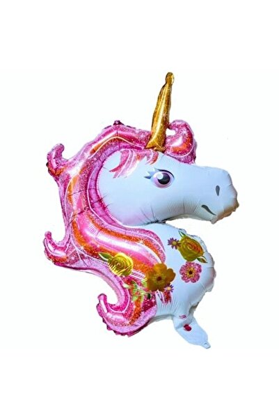 OEM Set 5 baloane folie, supapa de autoetansare, inorog roz 70 x 45 cm