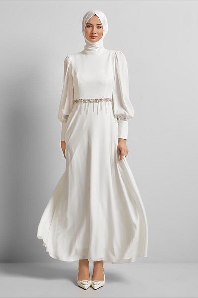 Alvina Satin Stone Dress 45550