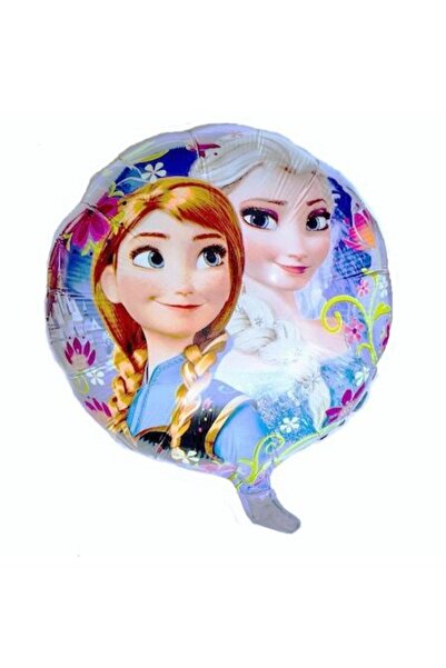 OEM Set 10 baloane folie cu prințesele Anna și Elsa, valvă autoetanșantă, dia...