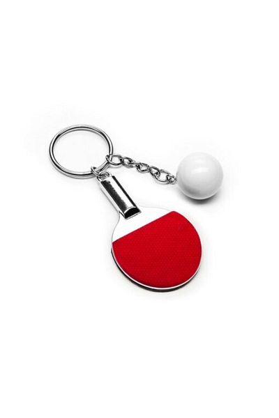 Gadget Master Table Tennis Keychain Red