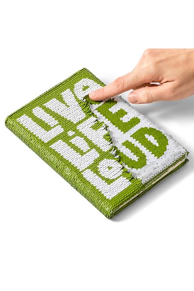 Gadget Master Notebook with reversible sequins – Live Life Loud