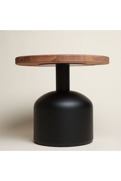 touche deco Iron Wood Sidetable