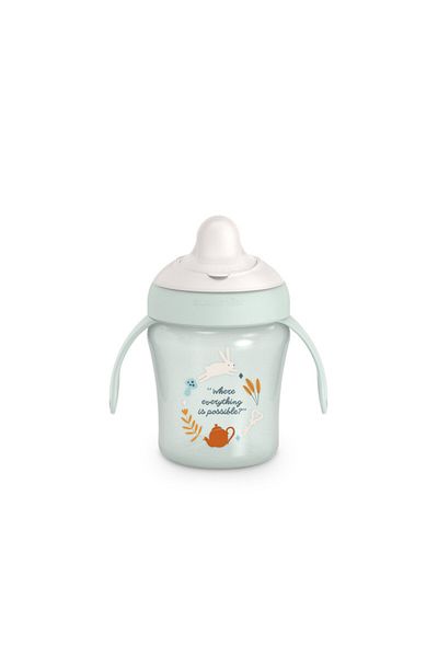 Suavinex Baby Training Cup with Rigid Spout & Removable Handles 6M+ 200ml