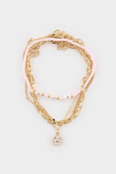 DeFacto Women's 5-Piece Gold Bracelet F3980Axns