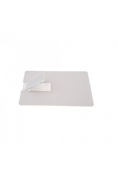 OEM Carcasa USB-01W pentru memorie USB, tip card, din plastic,alb