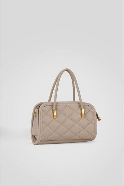 chocolatebag Women's Strap Embroidery Gold Detailed Mini Hand and Shoulder Bag