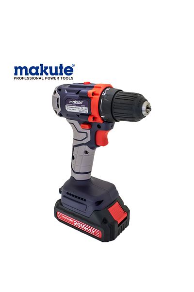 MAKUTE 10mm drill with two 20V batteries