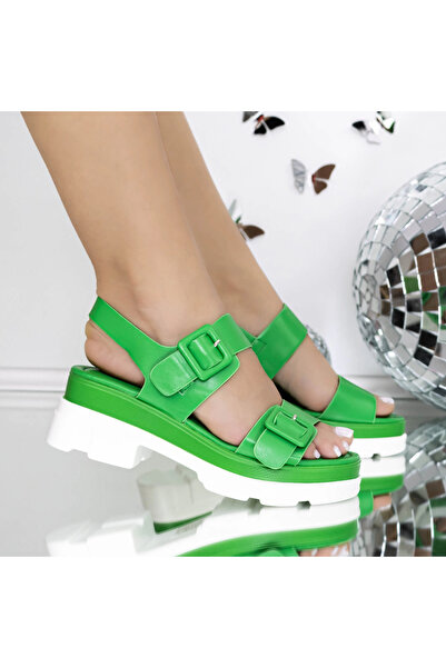 mei Sandale Dama cu Toc 3LE51 Verde | Mei