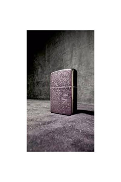 POLACO Gazlı Siyah Lüx Desenli Çakmak