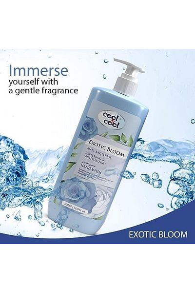 COOL & COOL Hand Wash Twin Pack (500Ml x 2) - Divine Essence and Exotic Bloom Scented Anti-Bacterial