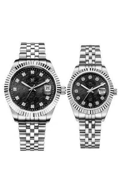 Generic High-quality waterproof couple's watch set