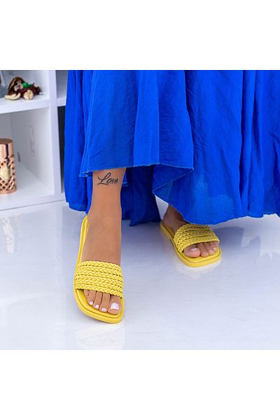 mei Women's Slippers WLQCZJ1 Yellow (S16) Mei