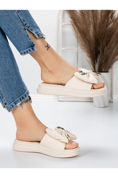 mei Women's Slippers with Low Sole 5WL21 Beige | Mei