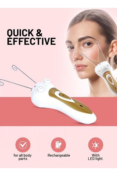 COOYA Rechargeable Ladies Epilator Set,Safe for all Parts,Great For Travel, Minimizes Pain, Smoother Face