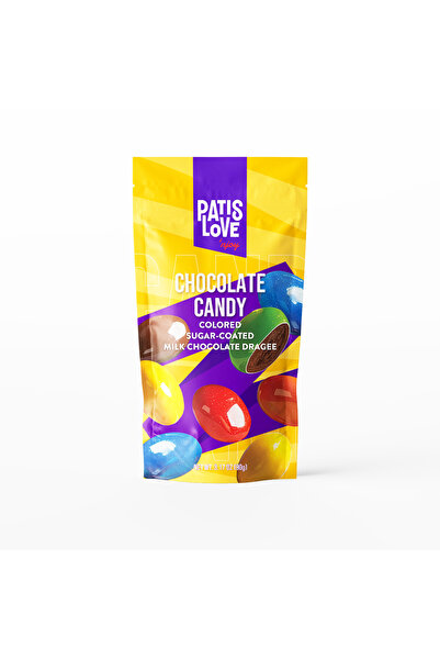 Patiswiss Patislove Renkli Şeker Kaplı Sütlü Çikolatalı Draje, 90G