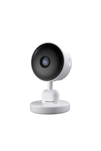 SMARTIC Camera IP Baby Monitor V1, HD 1920 x 1080P, WiFi, Night Vision, Mobile App, Smartic®, White/Black