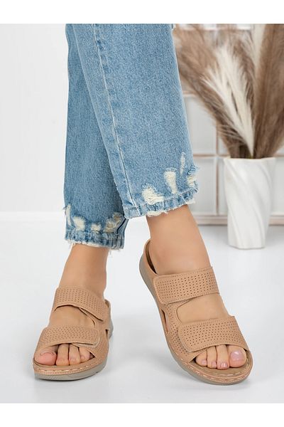 mei Women's Slippers with Low Sole 5GZ36 Beige | Mei